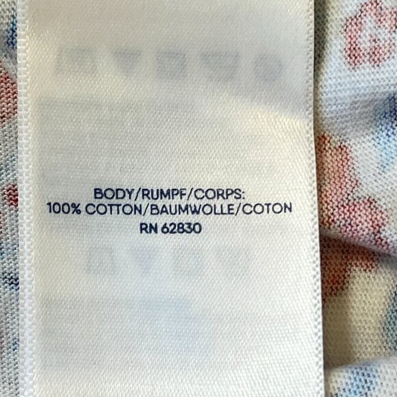 Lands' End Women's 100% Cotton Floral Sleeveless Shift Dress Sz S #349A - Picture 8 of 9